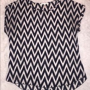 B&W Chevron Shirt